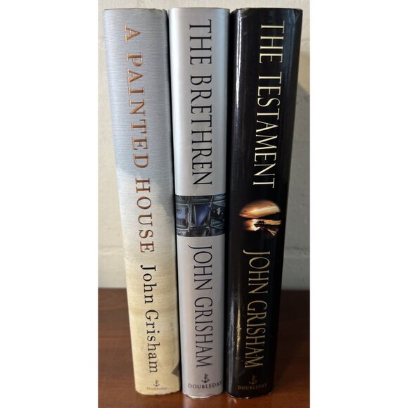 John Grisham Lot of 3 (Testament; Brethren; Painted) Hardcover 1st Ed. Books - Picture 2 of 9